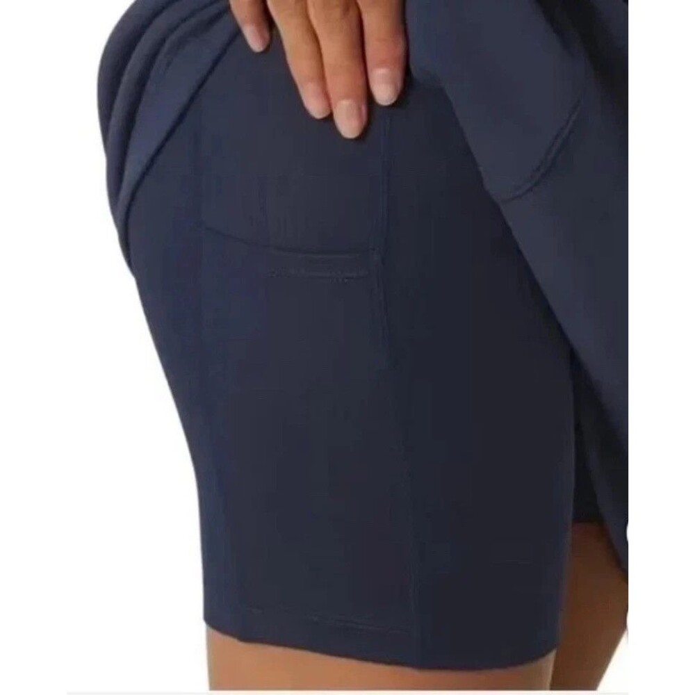 Mondetta High Rise Walking Skort Navy Women’s Small Golf Tennis Active Stretch - Picture 2 of 3